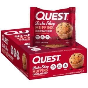 QUEST, PROTEIN MUFFINS CHOCOLATE CHIP 2.01 OZ X 8