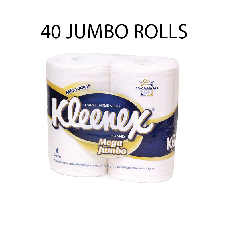# KLEENEX MEGA JUMBO TOILET PAPER 40 CT ROLLS