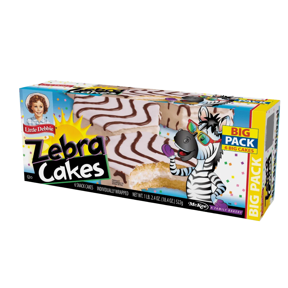 LITTLE DEBBIE, ZEBRA CAKES 6 CT