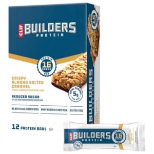 CLIF, BUILDERS CRISPY ALMOND SALTED CARAMEL 12 CT