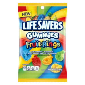 LIFESAVERS, GUMMIES 7 OZ FRUIT RINGS 12 CT
