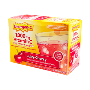 EMERGEN-C, VITAMIN C, JUICY CHERRY 30 CT 1000 MG