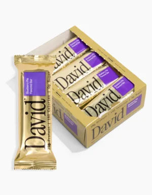 DAVID, BLUEBERRY PIE PROTEIN BAR 2.19 X 12 CT