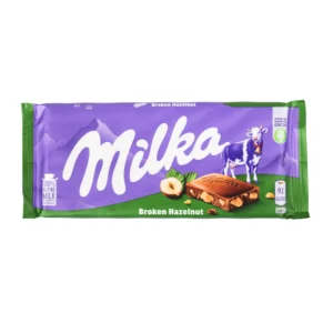 MILKA, BROKEN HAZELNUT(ALUNE), 24X90G