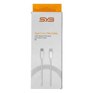 CHARGER CABLE 6FT TYPE C TO LTNG