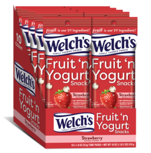 WELCH'S, FRUIT 'N STRAWBERRY YOGURT 1.8 OZ X 10 CT