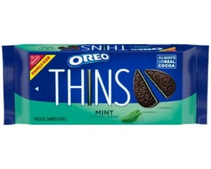 OREO, THINS MINT FLAVOR COOKIES FAMILY SIZE 11.78OZ