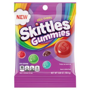 SKITTLES, GUMMIES WILD BERRY, 5.8 OZ X 12CT