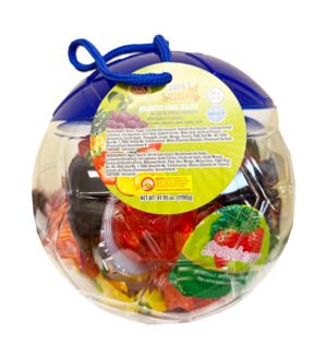 JUICY DROP, ASSORTED JELLIES (SOCCER BALL) 34 CT