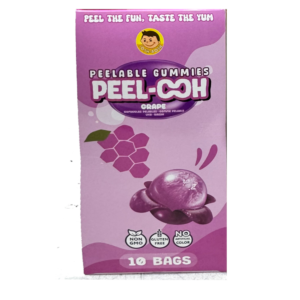 POCAS, PEELABLE GUMMIES GRAPE 10 CT