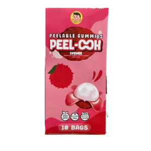 POCAS, PEELABLE GUMMIES LYCHEE 10 CT