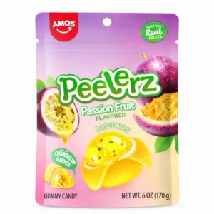 AMOS, PEELERZ GUMMY PASSION FRUIT 6 OZ X12 CT