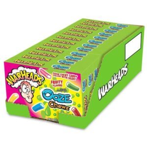 WARHEADS OOZE CHEWZ, 3 OZ 12 CT THEATER BOX,