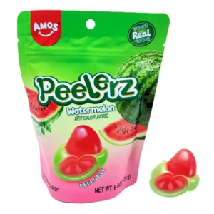 AMOS, PEELERZ GUMMY WATERMELON 6 OZ X12 CT