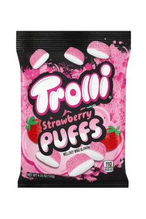 TROLLI, STRAWBERRY PUFFS 4.25 OZ