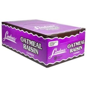 LINDEN'S OATMEAL RAISIN COOKIES, 18 CT