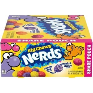 NERDS, BIG CHEWY SHARE-SIZE 4 OZ 12 CT