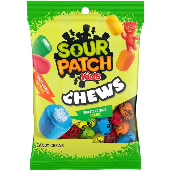 SOUR PATCH KIDS, CHEWS 3.08 OZ 12 CT