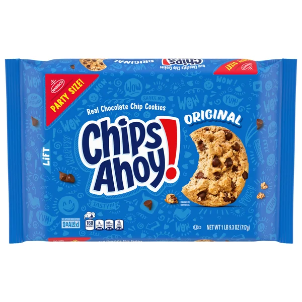 CHIPS AHOY, FAMILY/PARTY SIZE COOKIES, ORIGINAL 9.3 OZ