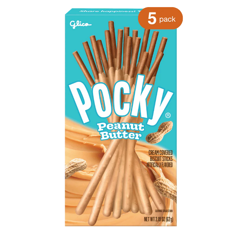 POCKY, SMALL PEANUT BUTTER 10 CT