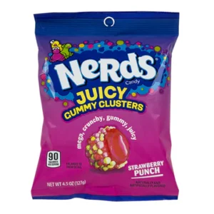 NERDS, GUMMY STRAWBERRY PUNCH 5 OZ X 12 CT