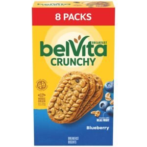 BELVITA, CRUNCHY BLUEBERRY 8 CT
