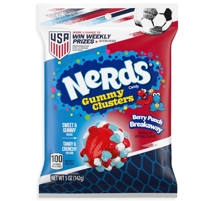 NERDS, GUMMY BERRY PUNCH BREAKAWAY 5 OZ 12 CT