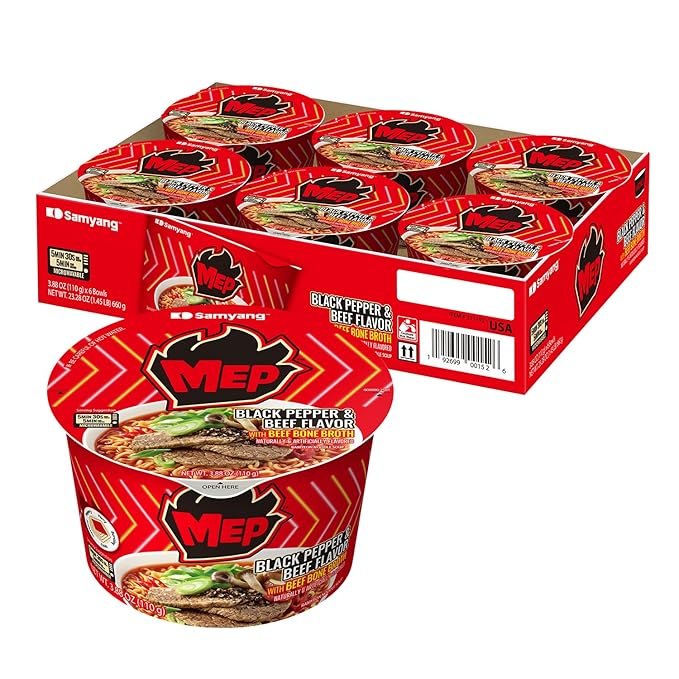 MEP BOWL NOODLE BLACK PEPPER & BEEF 6